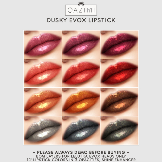:CAZIMI: Dusk EvoX Lipstick