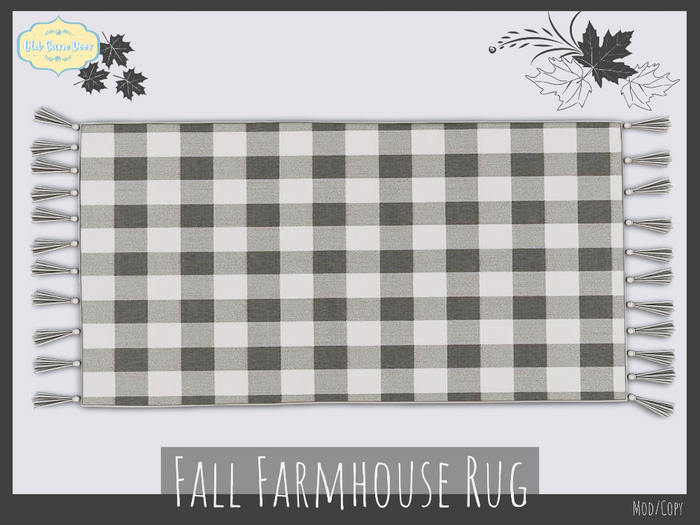 {OBD} Fall Farmhouse Rug 