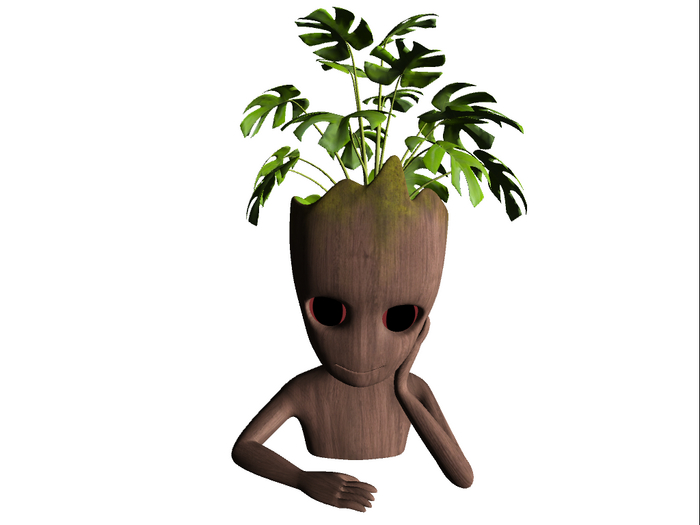[SID10-F20] Groot Pot Plant