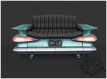[Con.] Vintage Car Sofas - Blue