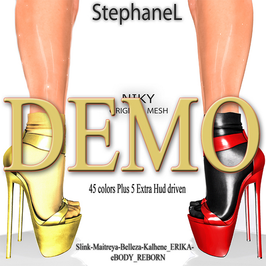 DEMO [StephaneL] NIKY SHOES SOCKS -SLK-LARA-BELLEZA-ERIKA-eBODY