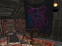 wall tapestry fish punk