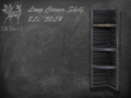 Oh Deer Long Gone: Corner Shelf