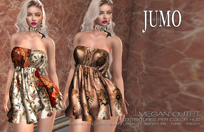 JUMO - MEGAN Outfit FatPack - Mai Bell Slink Lega Sign - ADD ME