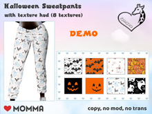 demo Halloween sweatpants for Momma