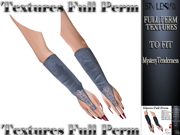 STYLES -Gloves BENTO - FULL PERM TEXTURE -v1.2