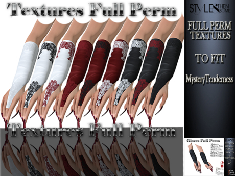 Second Life Marketplace - 50% SALE-STYLES -Gloves BENTO - FULL PERM ...