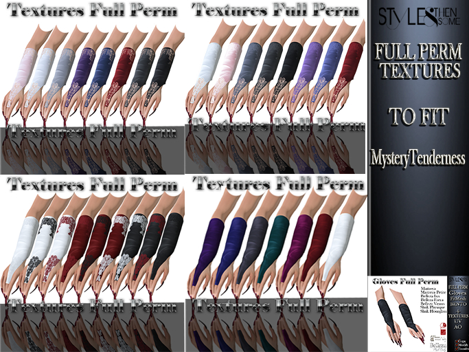 Second Life Marketplace - 50% SALE-STYLES -Gloves BENTO - FULL PERM ...