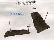Zara Mesh - Halloween - Dirt Grave - FULL PERM MESH