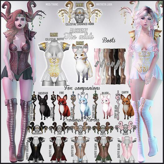 Alchemy - The Wilds - Fox Companion - Celestial Lootbox RARE