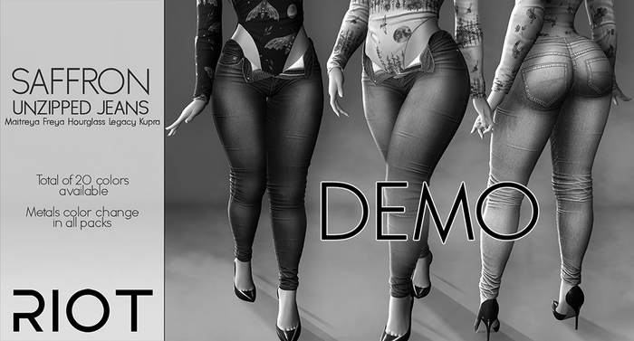 RIOT / Saffron Open Jeans - Demo
