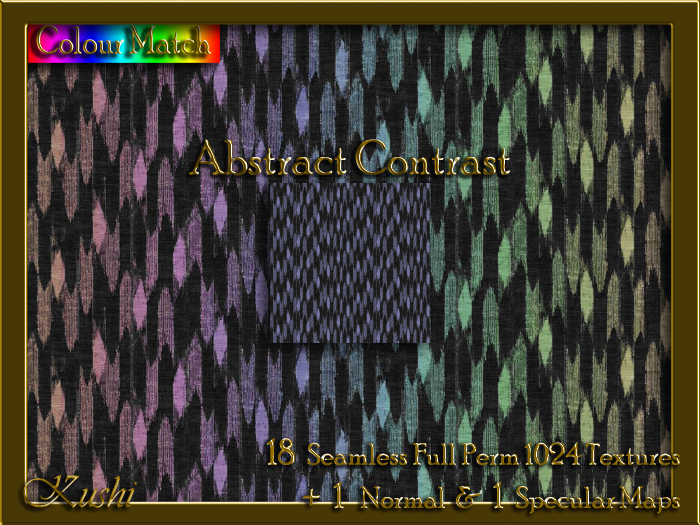 Abstract Contrast Seamless Texture Set
