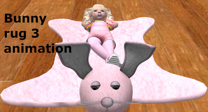 *LM* Pink Bunny Rug