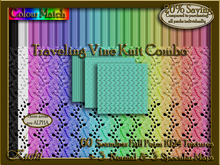 Traveling Vine Knit Combo Seamless Texture Set