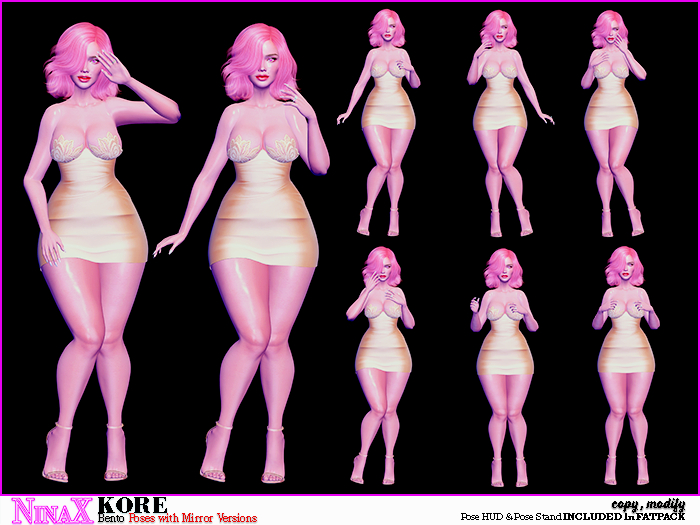 NinaX: Kore -  POSES ONLY - FATPACK