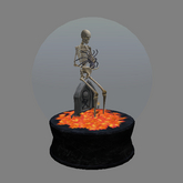 Musical Halloween Mesh Snowglobe