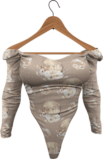 RIOT / Saffron Bodysuit - Pattern - Moon Sand
