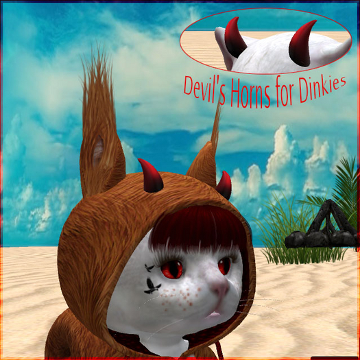 &MeoW& for DINKIES Devil's Horns