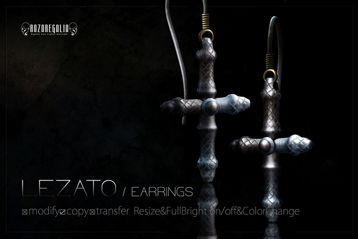 ROZOREGALIA_LEZATO*EARRINGS