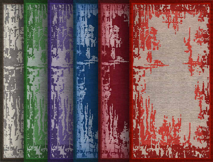 ^Dejavu^ Full Perm Modern Rug Texture 37