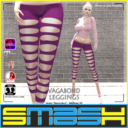 SMASH - Vagabond Leggings (Razzmic Berry) - BOXED