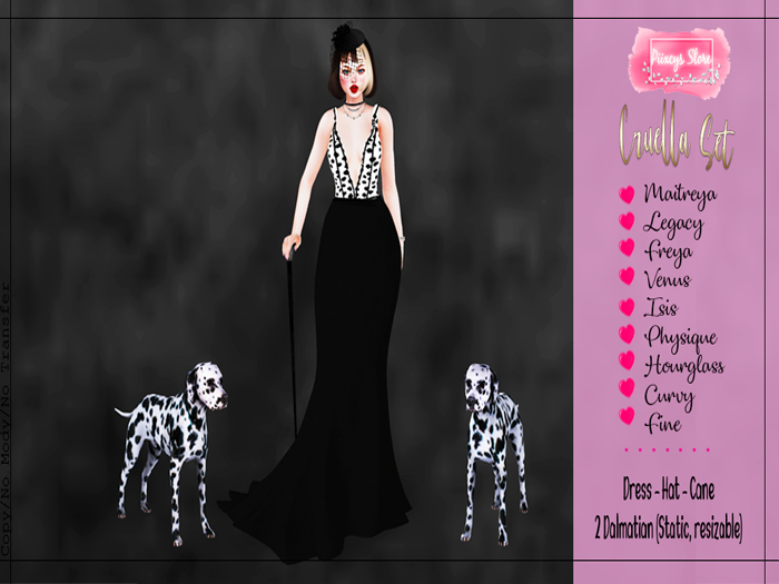 [Piixcys Store] Cruella Set 