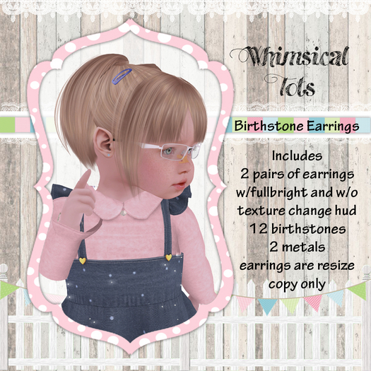 {WT} Birthstone Earrings