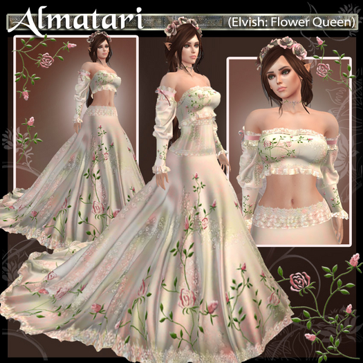 C&F Elven AlmaTari (Flower Queen) Outfit