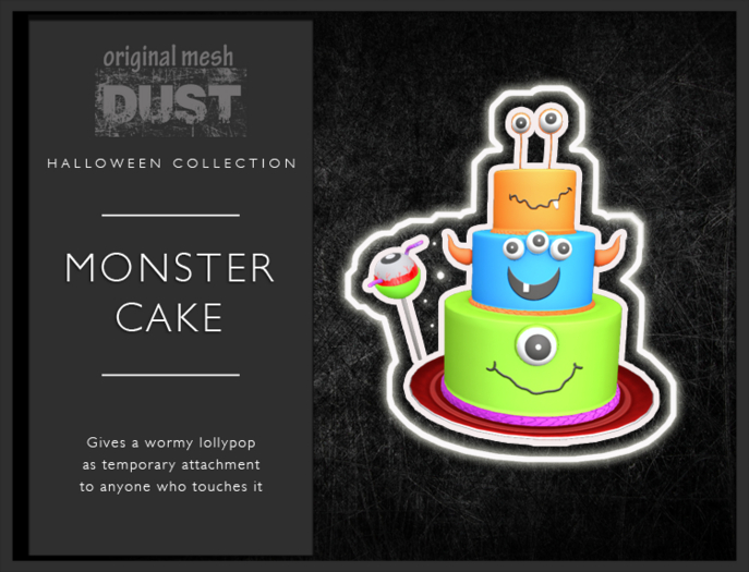 DUST: Monster Cake - gives wormy lollipop [original mesh]