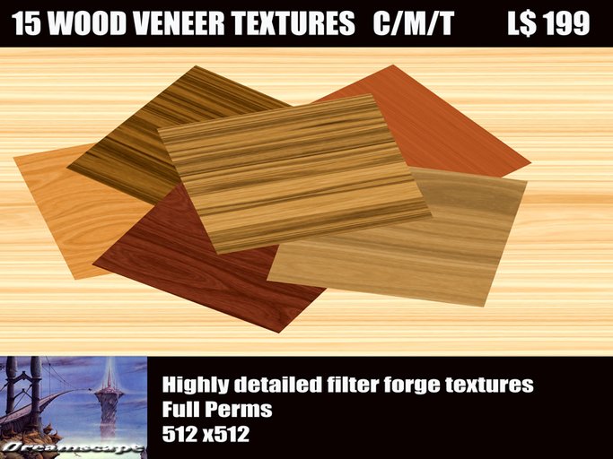 Dreamscape Wood Veneer Textures