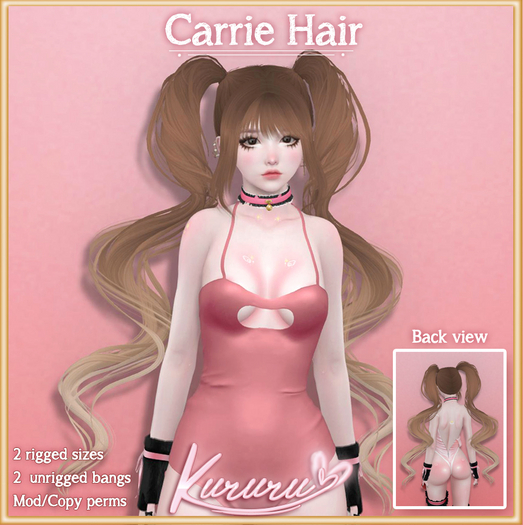 [KRR] Carrie Hair (FATPACK)