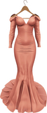 RIOT / Estrella Gown - Coral