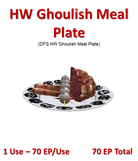DFS HW Ghoulish Meal Plate (Texture Only)
