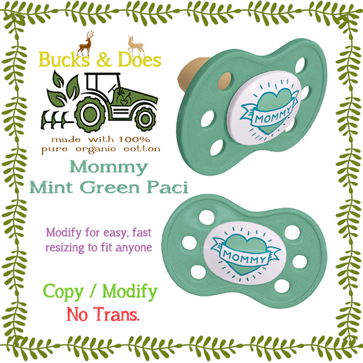 [Bucks & Does] Mommy mint pacifier