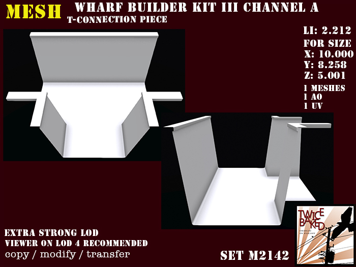 "TB" Wharf III channel "A" T-connection M2142