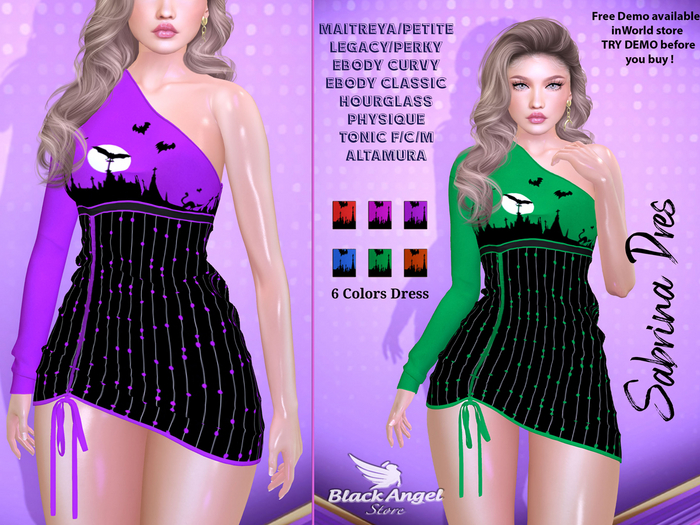SABRINA DRESS HALLOWEEN v2 by BA Store >>PROMO<< 
