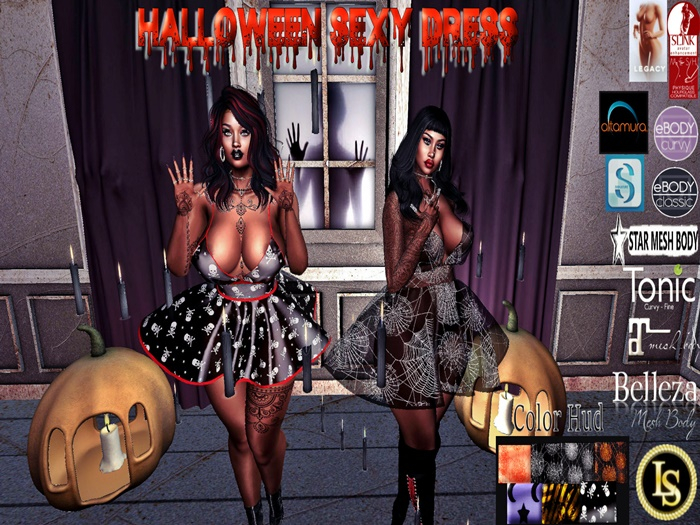 .~LS~HALLOWEEN SEXY DRESS/HUD{ADD TO UNPACK}