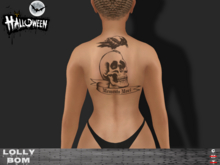 LOLLY's BOM things... [tattoo] Halloween Memento Mori - back