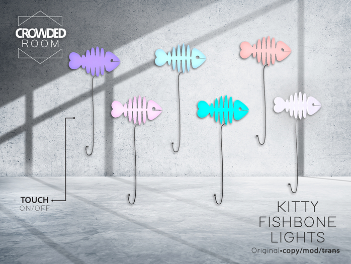 Crowded Room - Kitty Fish Bone Light Pack