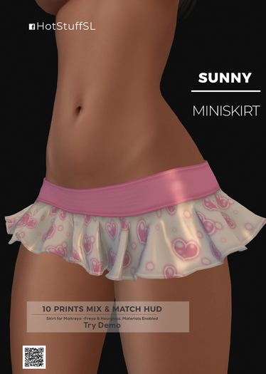 .Hot Stuff. Sunny Miniskirt
