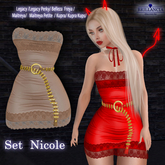 Brillancia - Dress Nicole beige