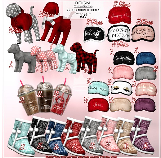 REIGN.- DO NOT DISTURB SLEEP MASK RUFFLED- #19 RARE