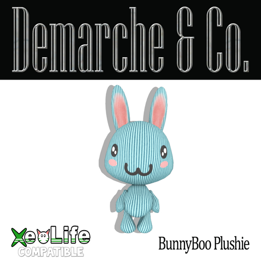 DM&Co BunnyBoo Plush Blue Raspberry *XeoLife* Copy