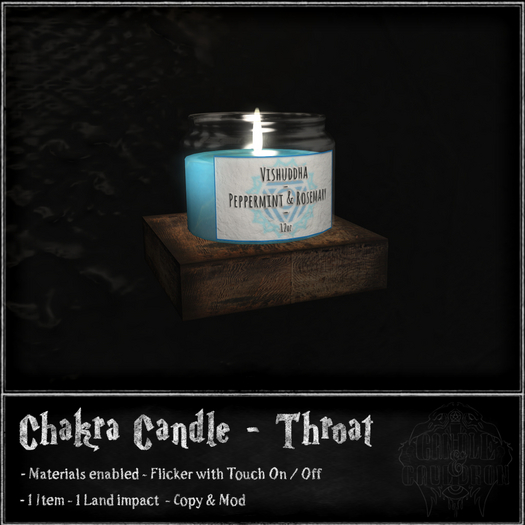 {C&C} Chakra Candle - Throat **ADD ME**
