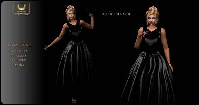 :::::VEGABRE  DRESS BLACK::::::