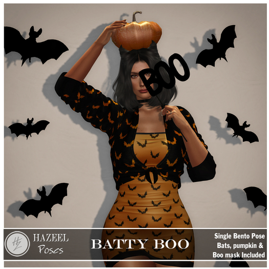 .::Hazeel::. Batty Boo~ Bento Pose