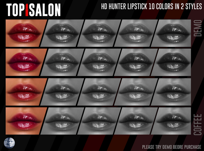TOP1SALON - HD HUNTER LIPSTICK (Genus) DEMO