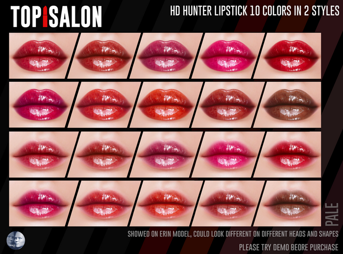 TOP1SALON - HD HUNTER LIPSTICK (Genus) PALE