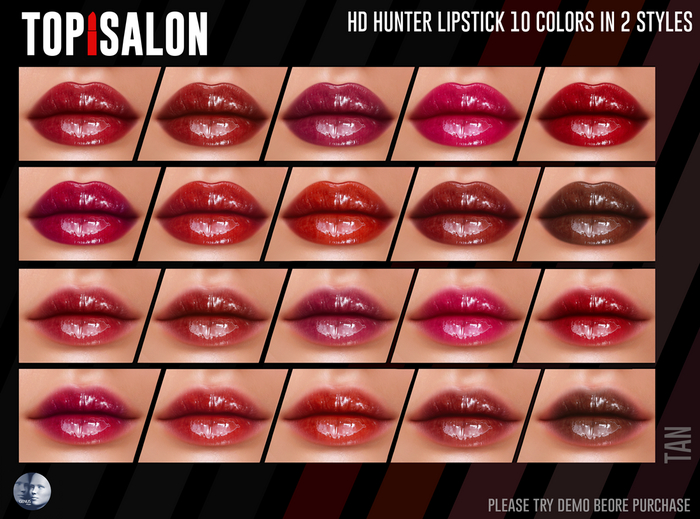 TOP1SALON - HD HUNTER LIPSTICK (Genus) TAN