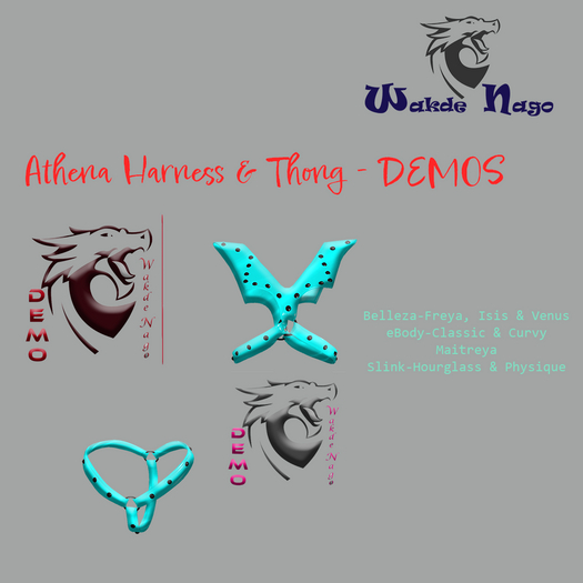 WN  Athena - Harness & Thong - DEMOS